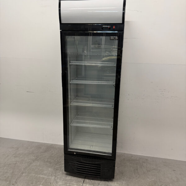 HCB Réfrigérateur à porte vitrée Réfrigérateur à boissons 278 litres 230V Horeca