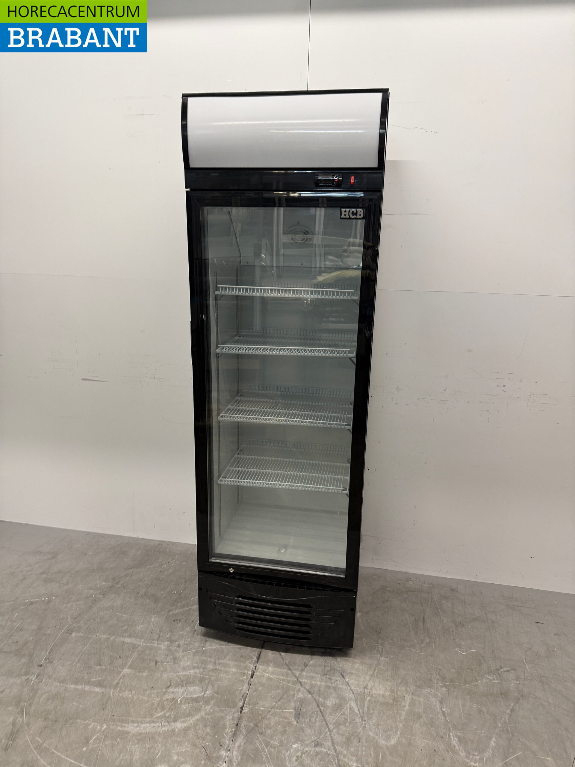 HCB Réfrigérateur à porte vitrée Réfrigérateur à boissons 278 litres 230V Horeca