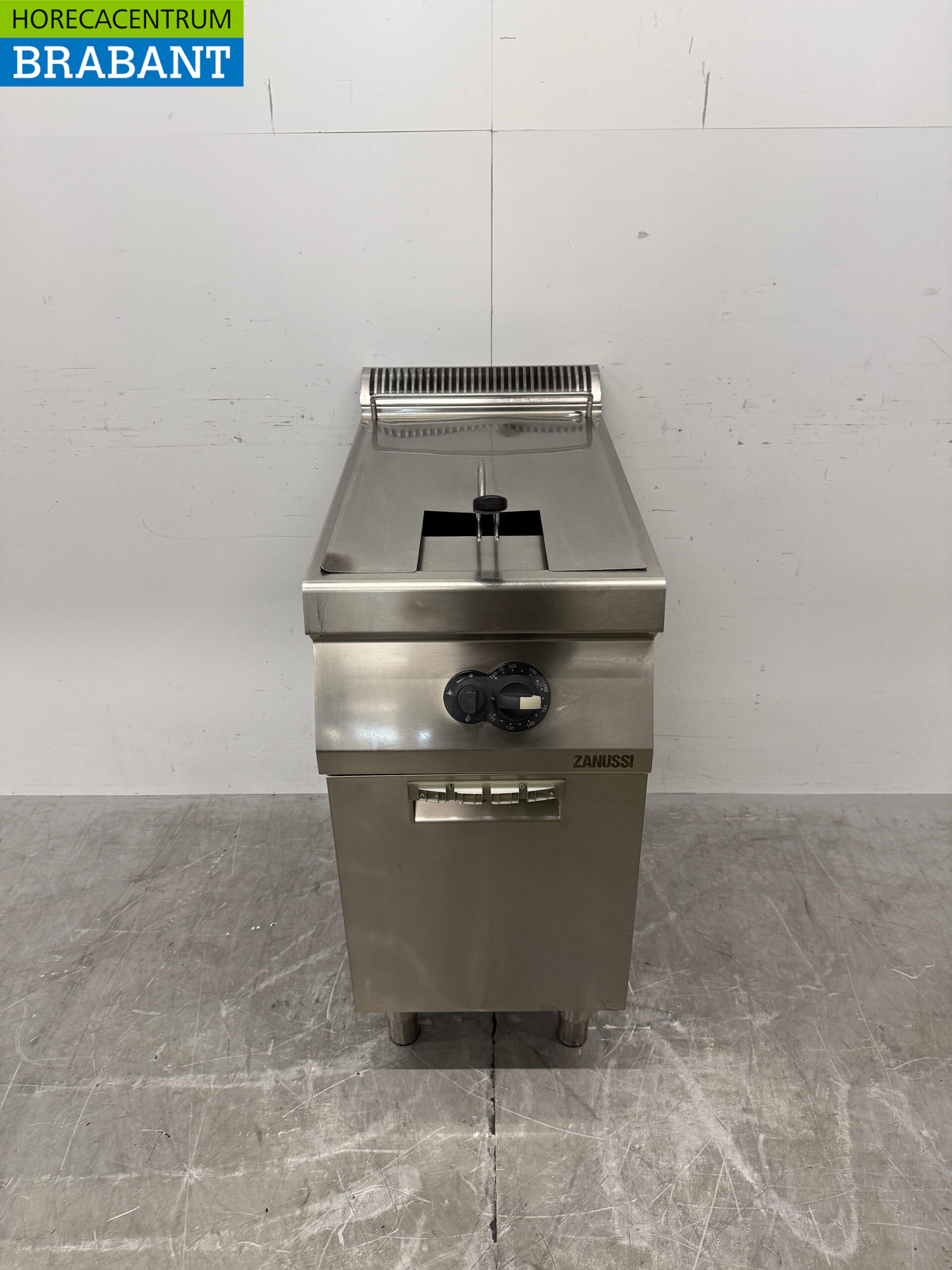 Friteuse Zanussi en acier inoxydable, 15 litres, au gaz, pour la restauration