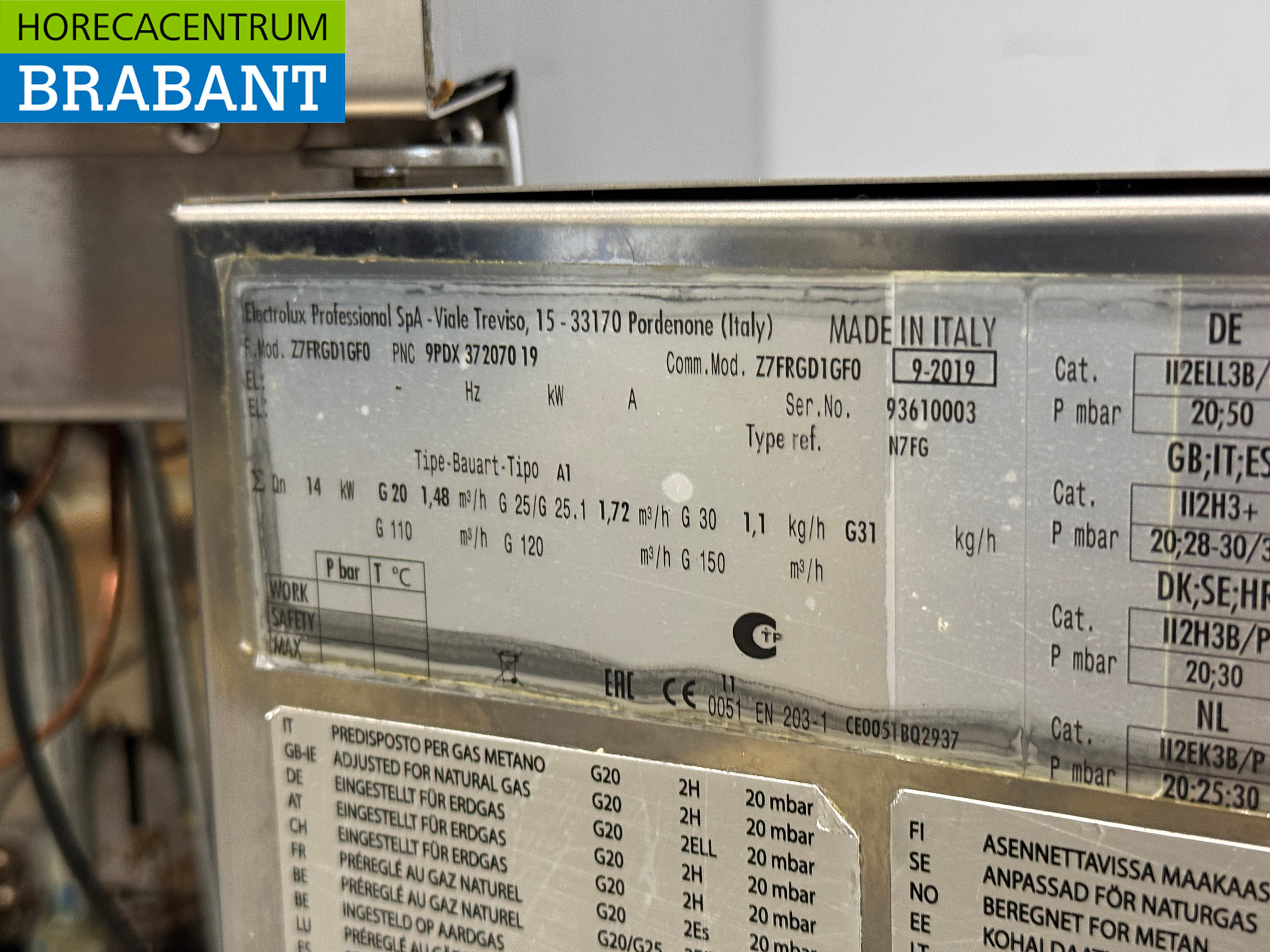 Friteuse Zanussi en acier inoxydable, 15 litres, au gaz, pour la restauration – Image 6