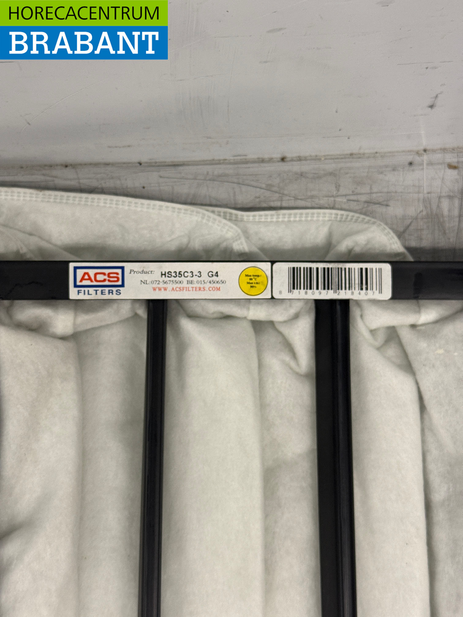 Filtre à manches ACS HS35C3-3, dimensions : 288 x 592 x 360 mm, secteur de la restauration – Image 4