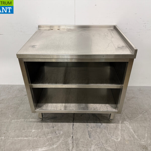 Table de travail en acier inoxydable avec étagère 95,5 x 77 x 90 cm – Secteur de la restauration