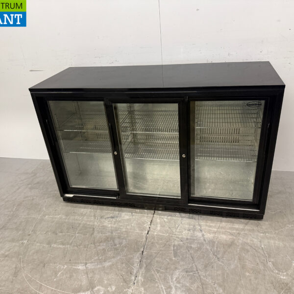 Combisteel Réfrigérateur bar 3 portes coulissantes en verre 135,5 cm 230V Horeca