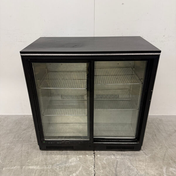 Armoire réfrigérée 2 portes coulissantes en verre 90,5 cm 230 V pour la restauration