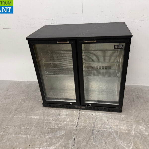 Backbar Bar Cooler Portes en verre pliantes 218 litres 90 cm 230V Horeca