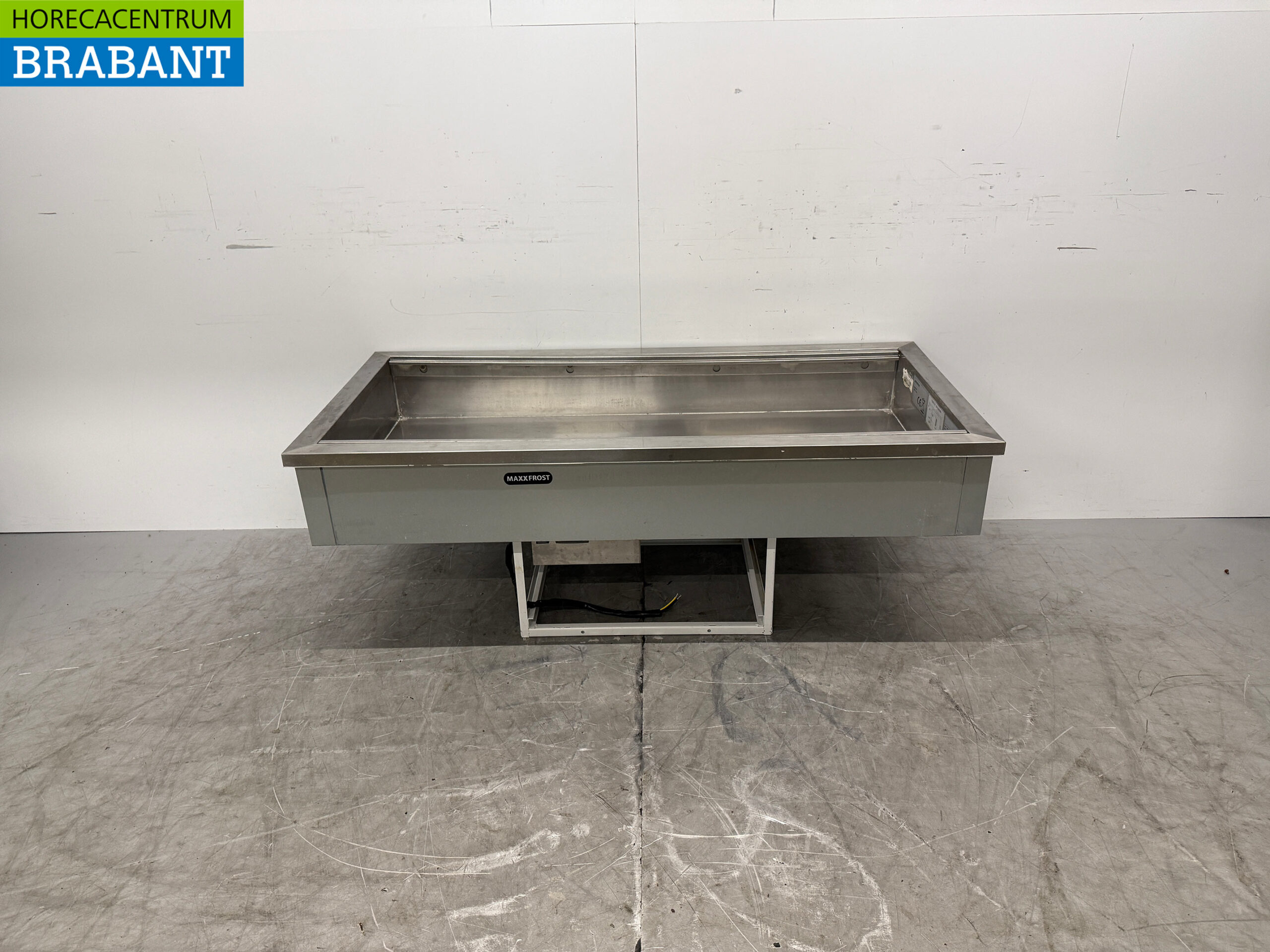 Bain-marie encastrable Maxxfrost en acier inoxydable, 4 bacs GN 1/1, 230 V, pour la restauration