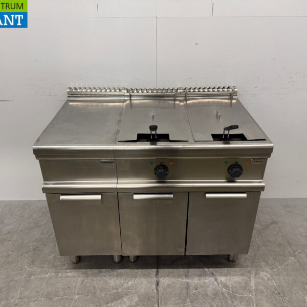 Friteuse double Electrolux en acier inoxydable 2 x 15 litres 400V Restauration