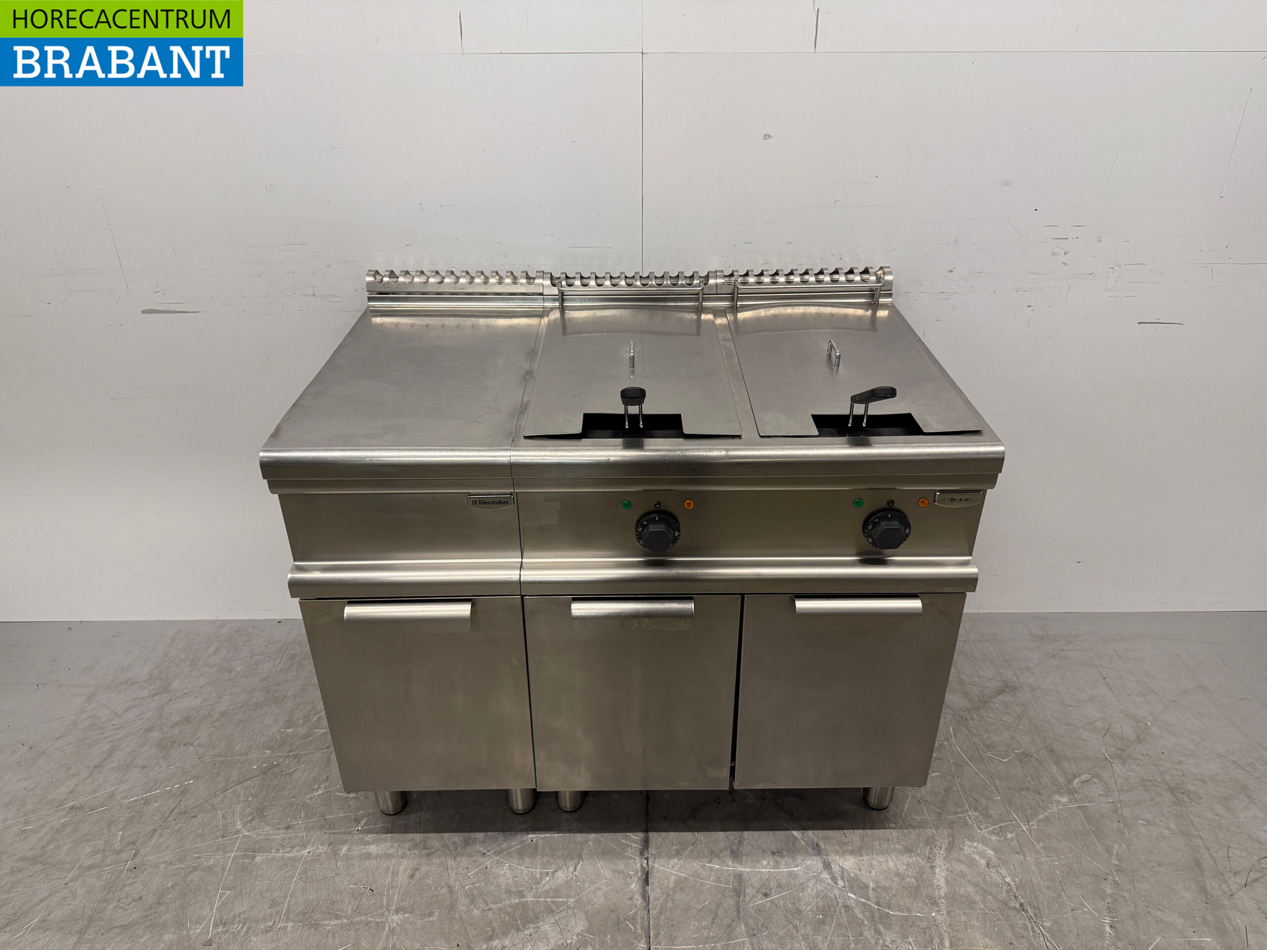 Friteuse double Electrolux en acier inoxydable 2 x 15 litres 400V Restauration