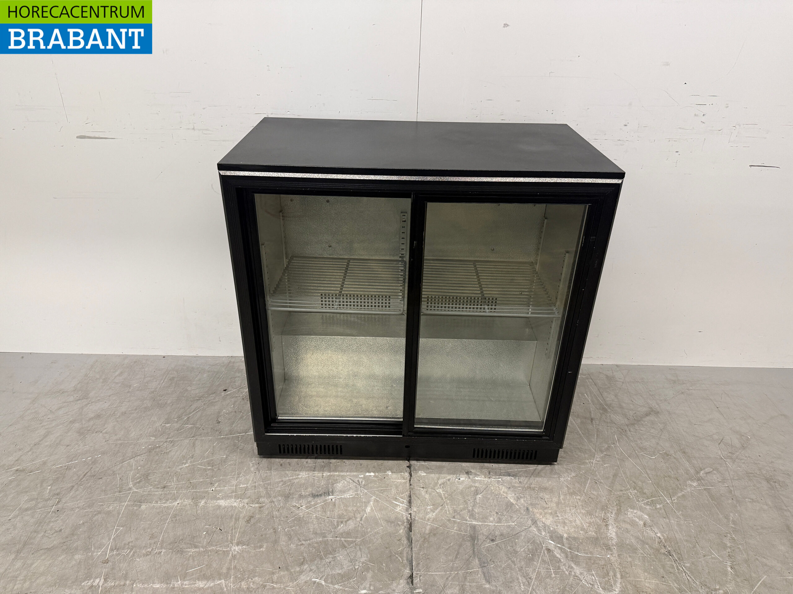 Armoire réfrigérée 2 portes coulissantes en verre 90,5 cm 230 V pour la restauration