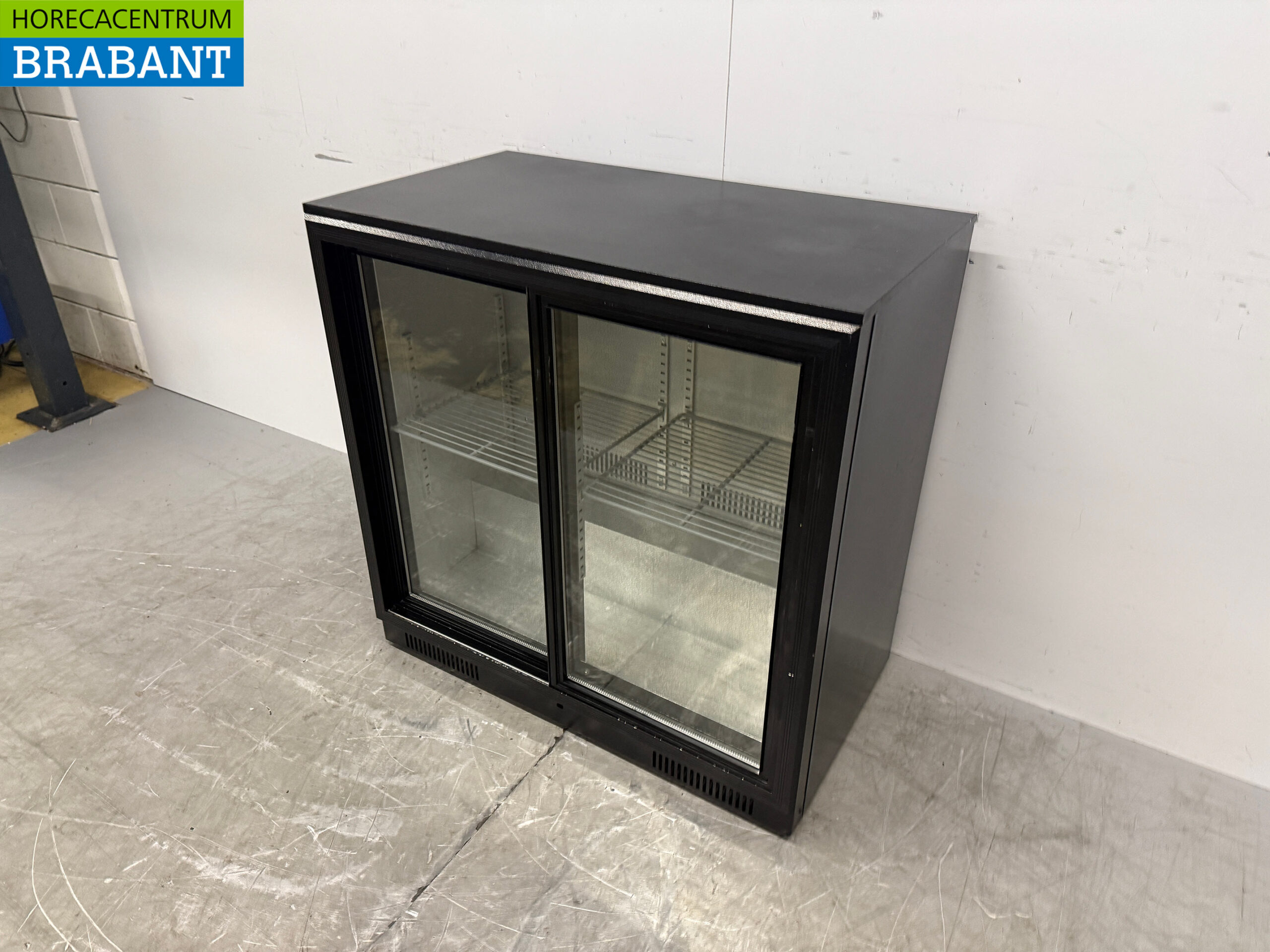 Armoire réfrigérée 2 portes coulissantes en verre 90,5 cm 230 V pour la restauration – Image 2