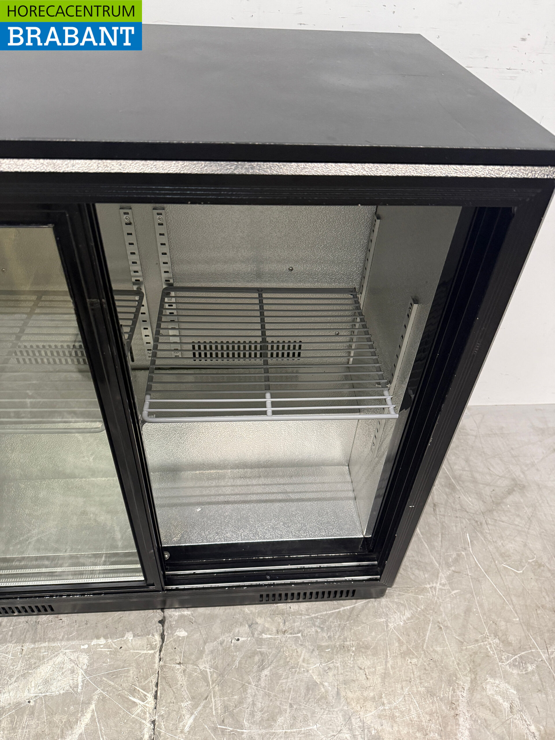 Armoire réfrigérée 2 portes coulissantes en verre 90,5 cm 230 V pour la restauration – Image 4