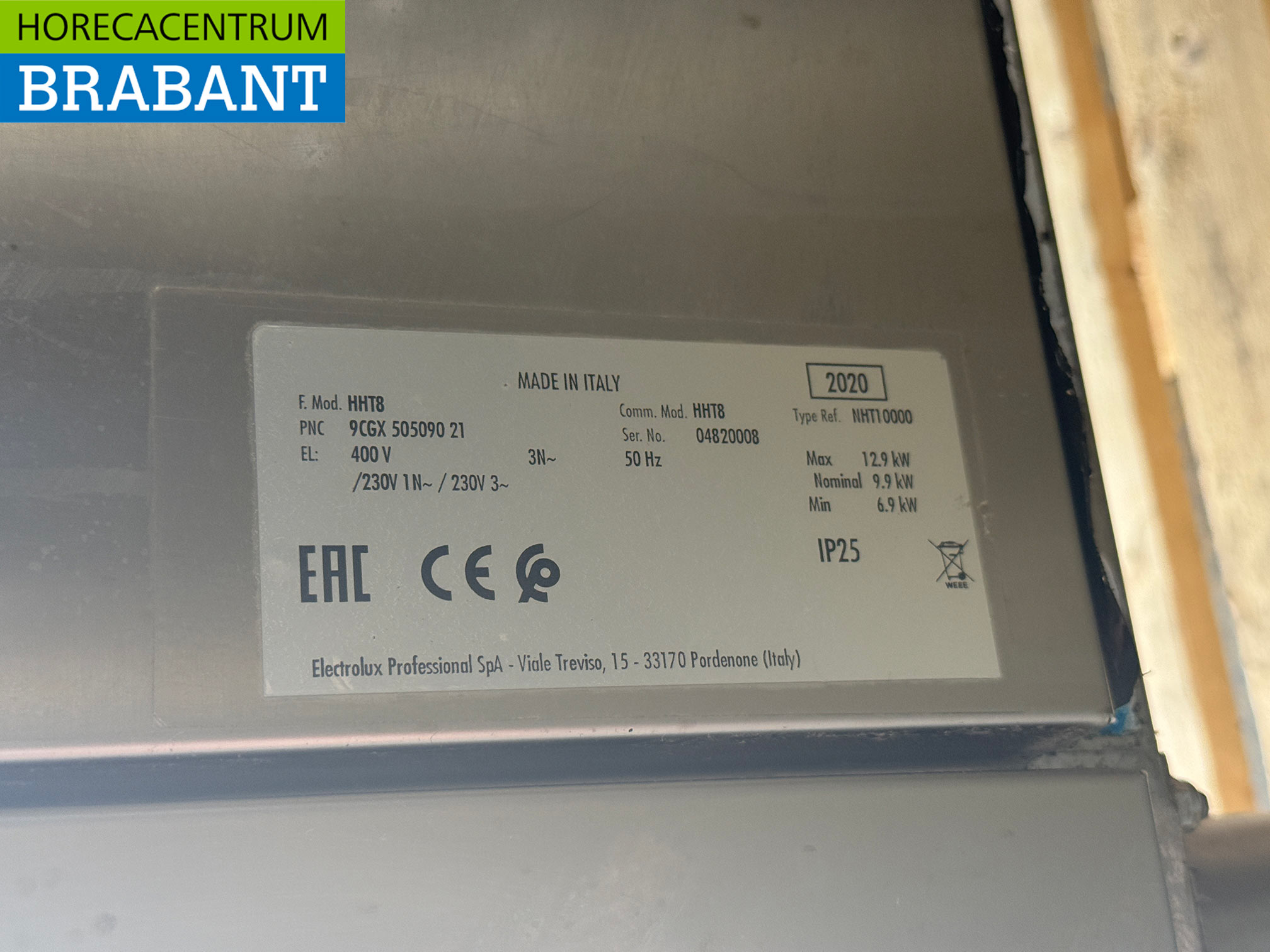 Lave-vaisselle coulissant Zanussi HHT8 en acier inoxydable 400V Restauration – Image 6