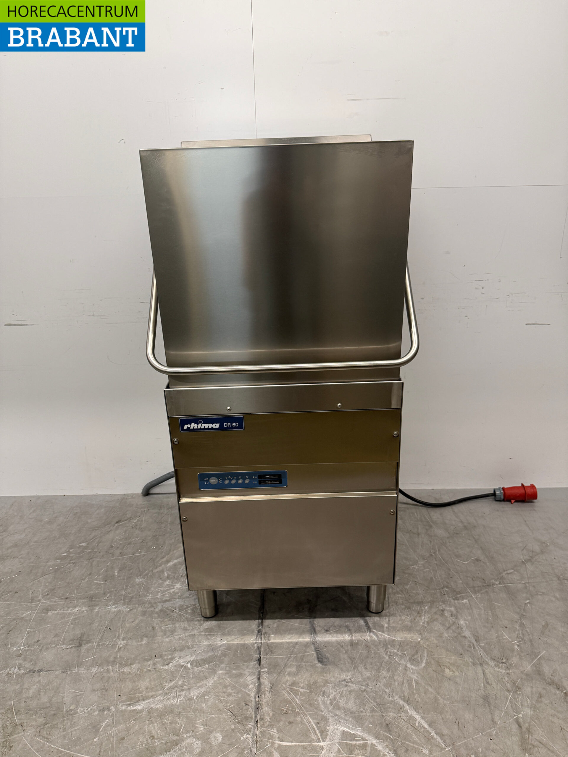 Lave-vaisselle à passage Rhima DR60 en acier inoxydable 400V Horeca