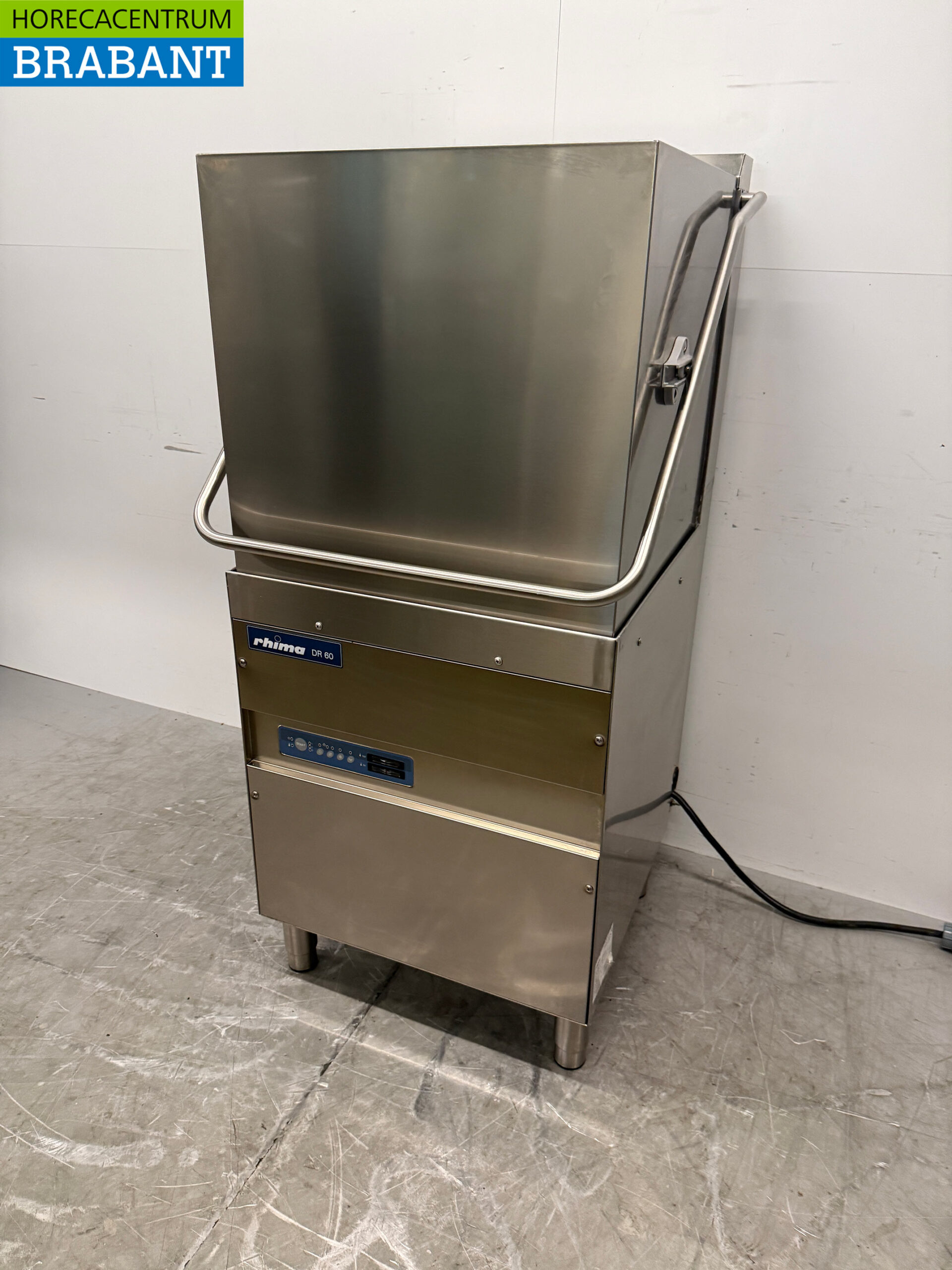 Lave-vaisselle à passage Rhima DR60 en acier inoxydable 400V Horeca – Image 2