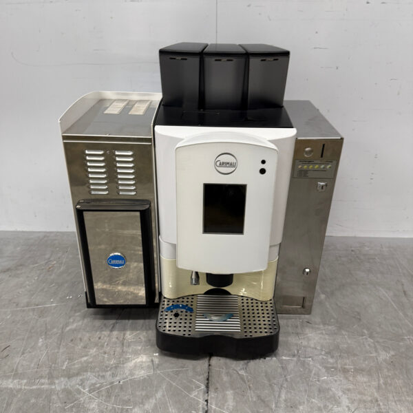 Machine à espresso Carimali Optima avec refroidisseur de lait Euro insert 230V Horeca