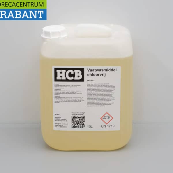 HCB Savon universel pour lave-vaisselle, sans chlore, produit nettoyant pour lave-vaisselle, 10 litres, secteur de la restauration