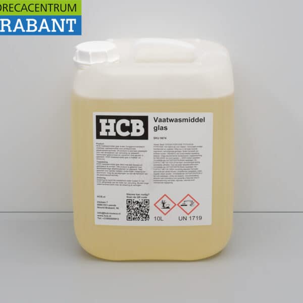HCB Produit vaisselle Savon Produit nettoyant pour lave-verres 10 litres Restauration