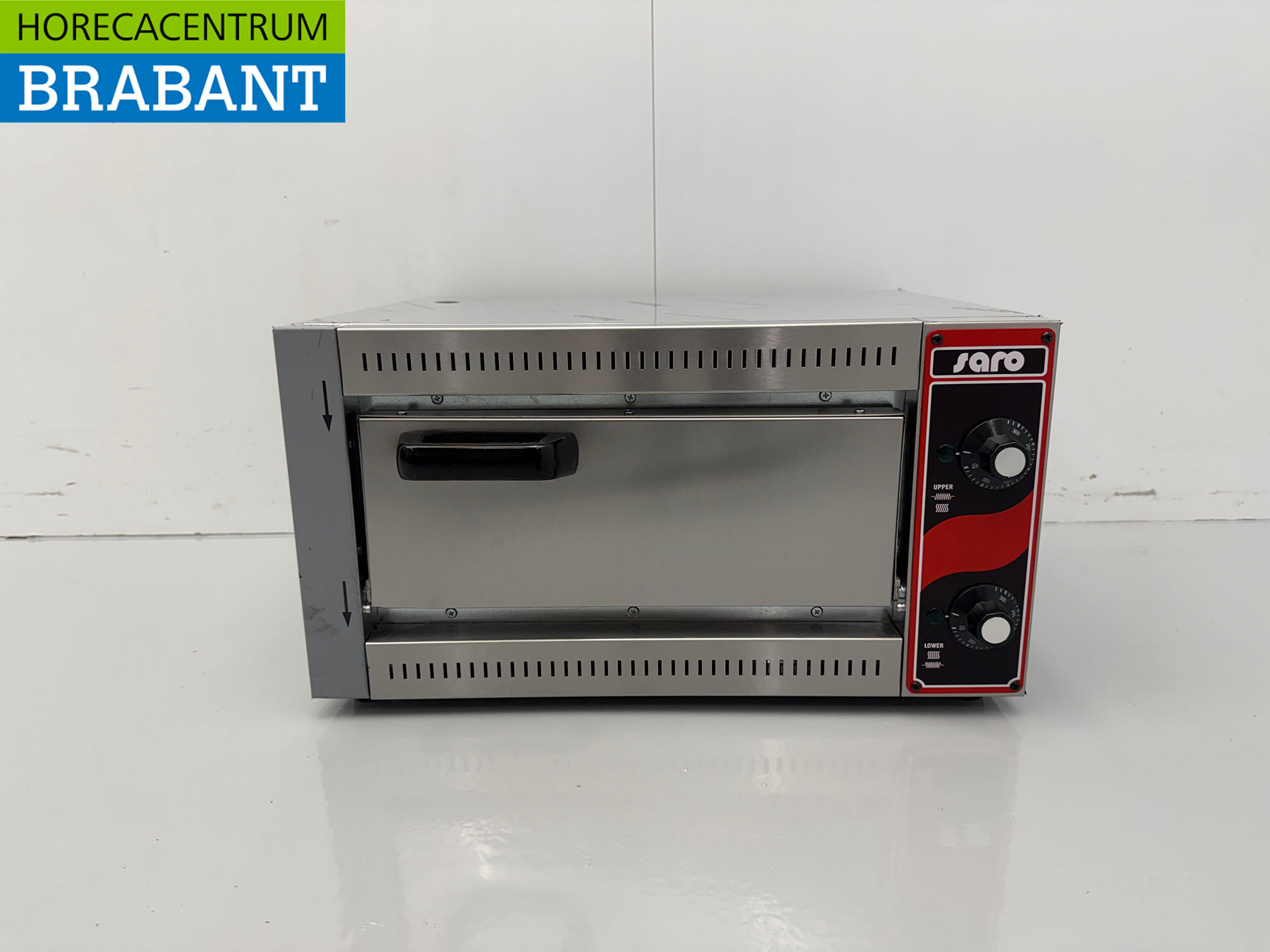 Four à pizza Saro Palermo en acier inoxydable 1 pizza 230V Horeca