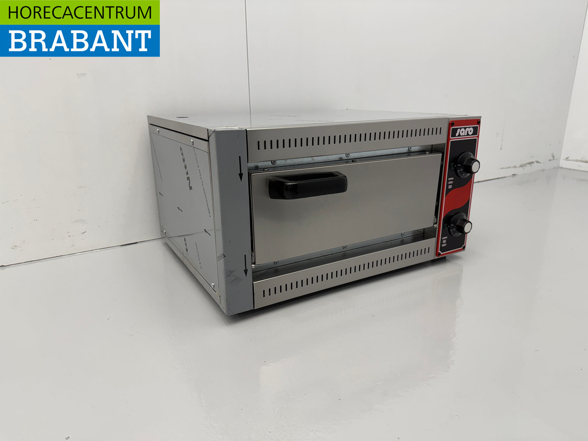 Four à pizza Saro Palermo en acier inoxydable 1 pizza 230V Horeca – Image 3