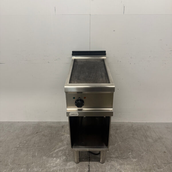 Planche à griller Zanussi en acier inoxydable Planche à griller 35 cm 400V Horeca