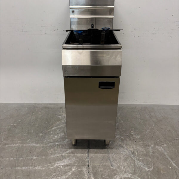 Friteuse Profinox en acier inoxydable, 21 litres, au gaz, pour la restauration
