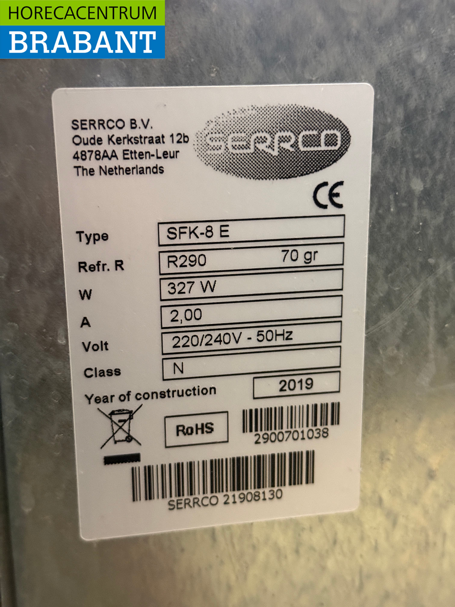 Refroidisseur de fûts Serrco, 8 fûts de 20 litres, 135 cm, 230 V, secteur de la restauration – Image 6