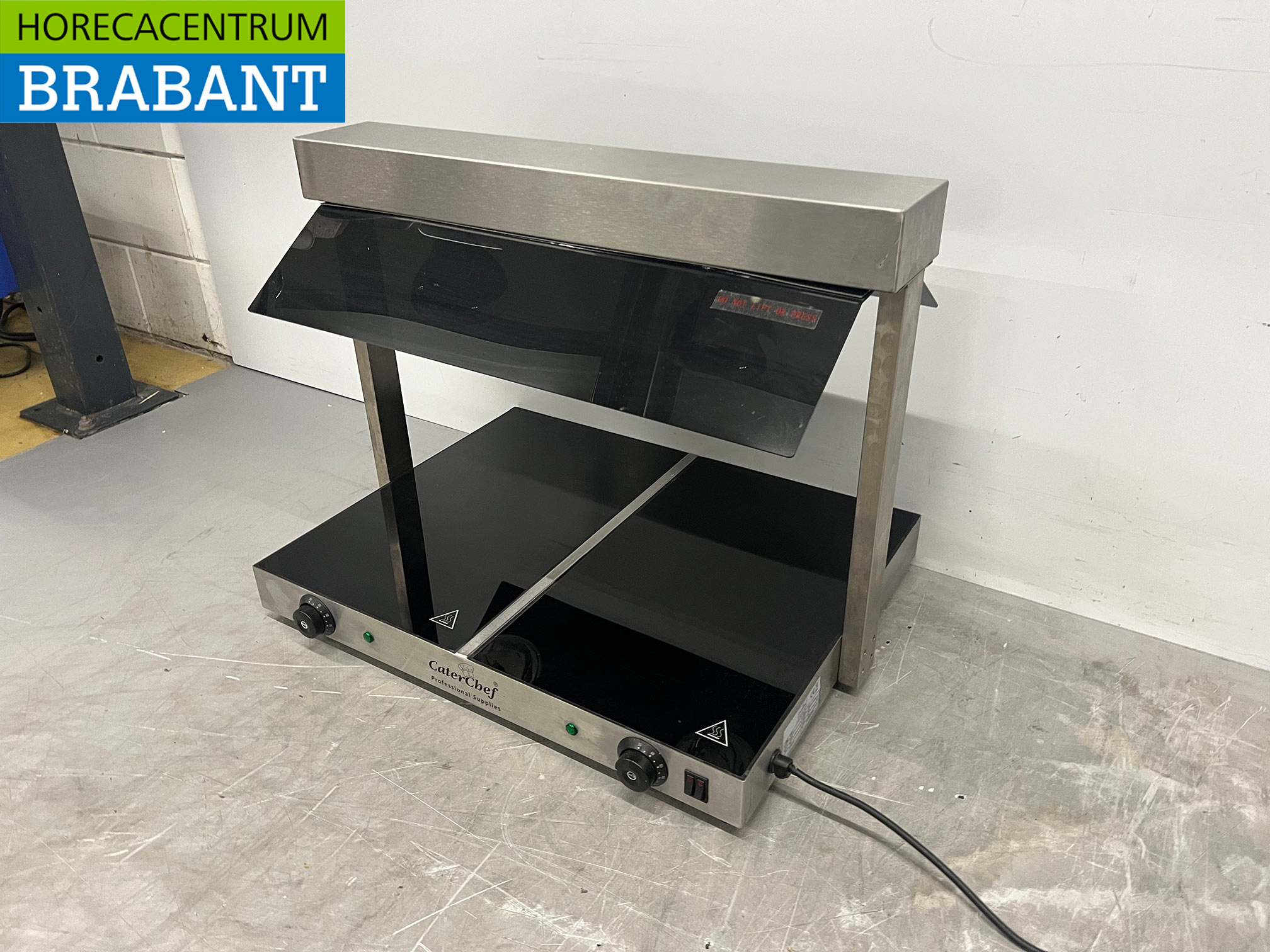 Plaque chauffante Caterchef en acier inoxydable 2 x 1/1 GN 230 V pour la restauration – Image 2