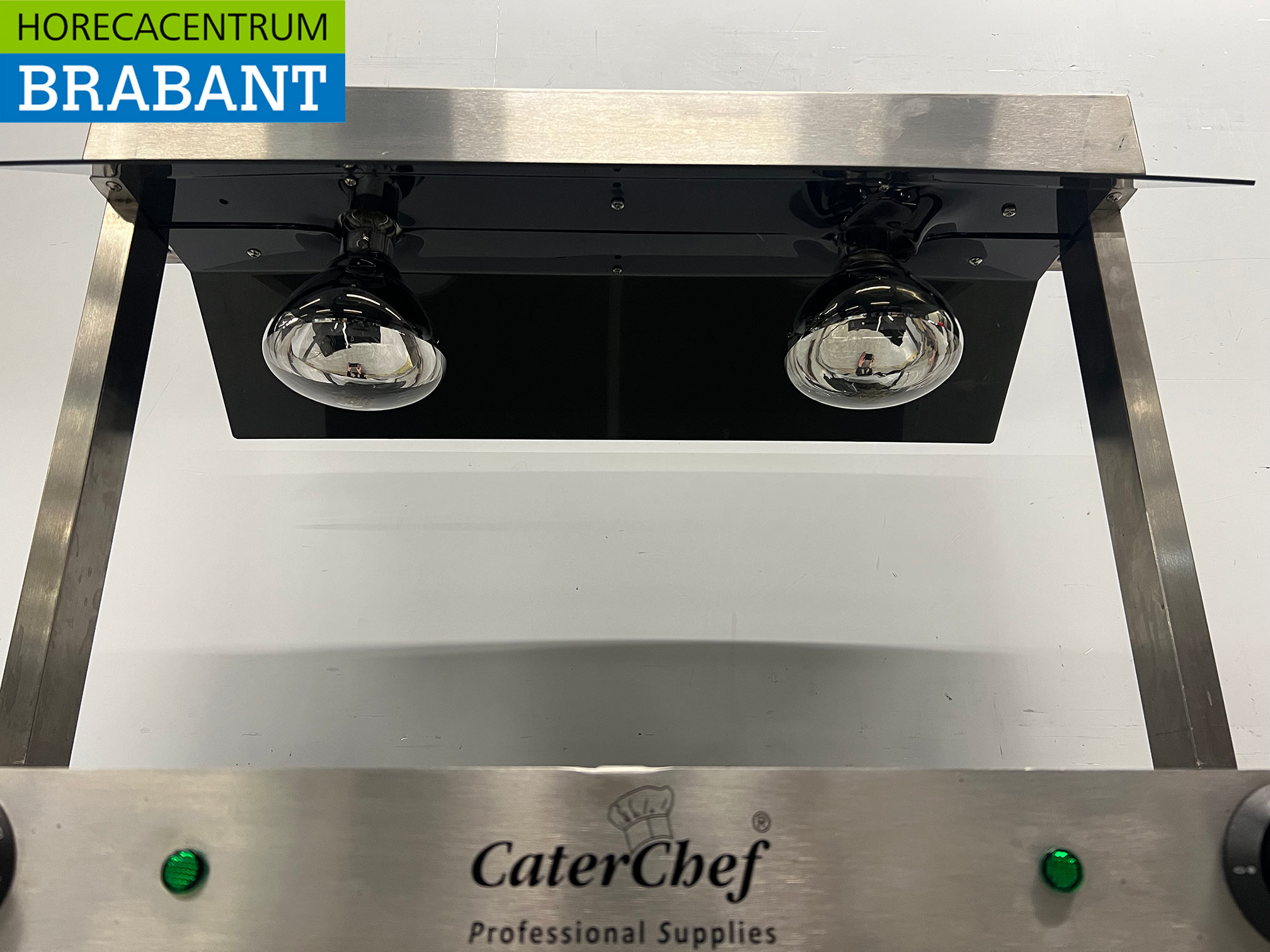 Plaque chauffante Caterchef en acier inoxydable 2 x 1/1 GN 230 V pour la restauration – Image 4