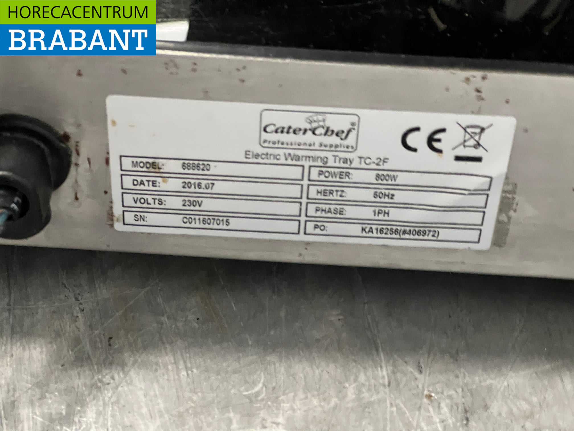 Plaque chauffante Caterchef en acier inoxydable 2 x 1/1 GN 230 V pour la restauration – Image 5