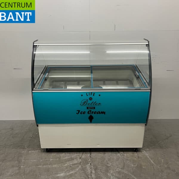Mobile Combisteel Bali Scoop vitrine à glace 9 plateaux 230V Horeca