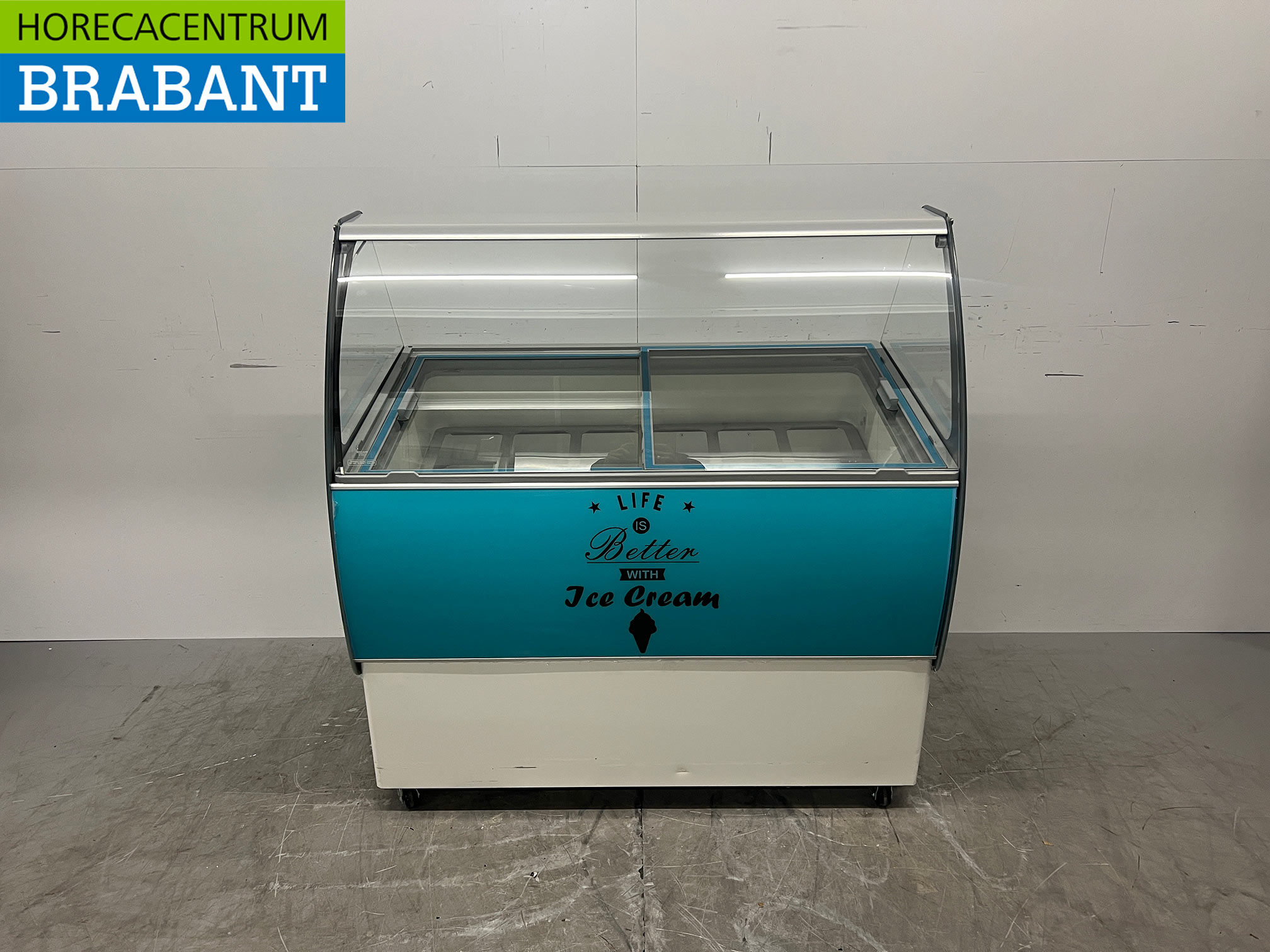 Mobile Combisteel Bali Scoop vitrine à glace 9 plateaux 230V Horeca