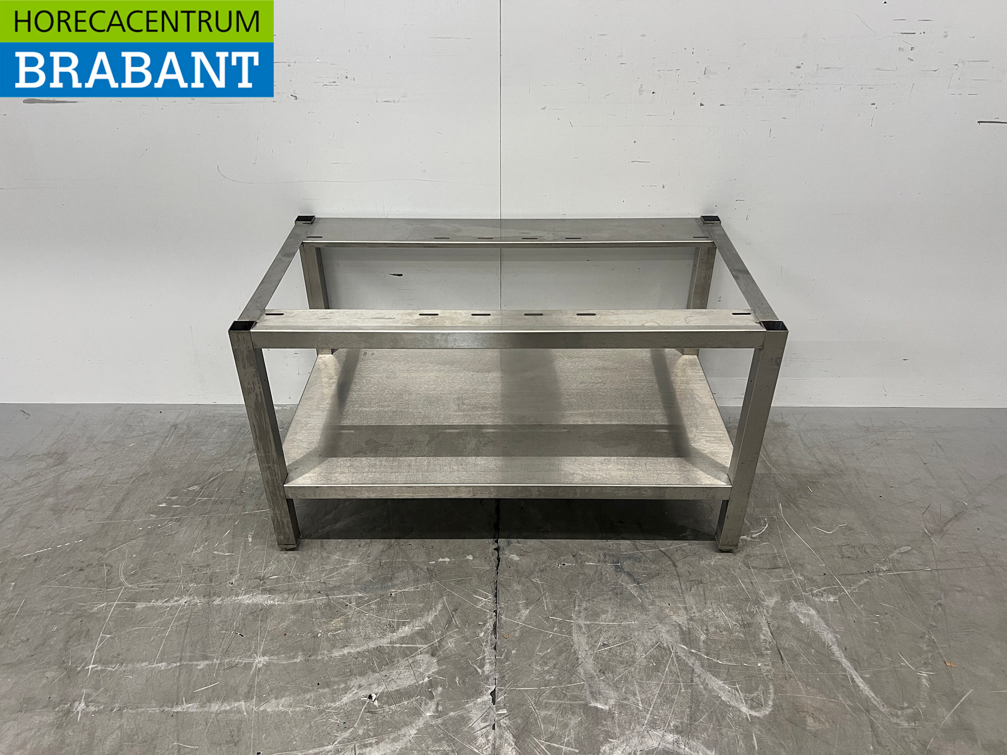 Piètement en acier inoxydable avec base de 100 x 55,5 x 56 cm – Secteur de la restauration
