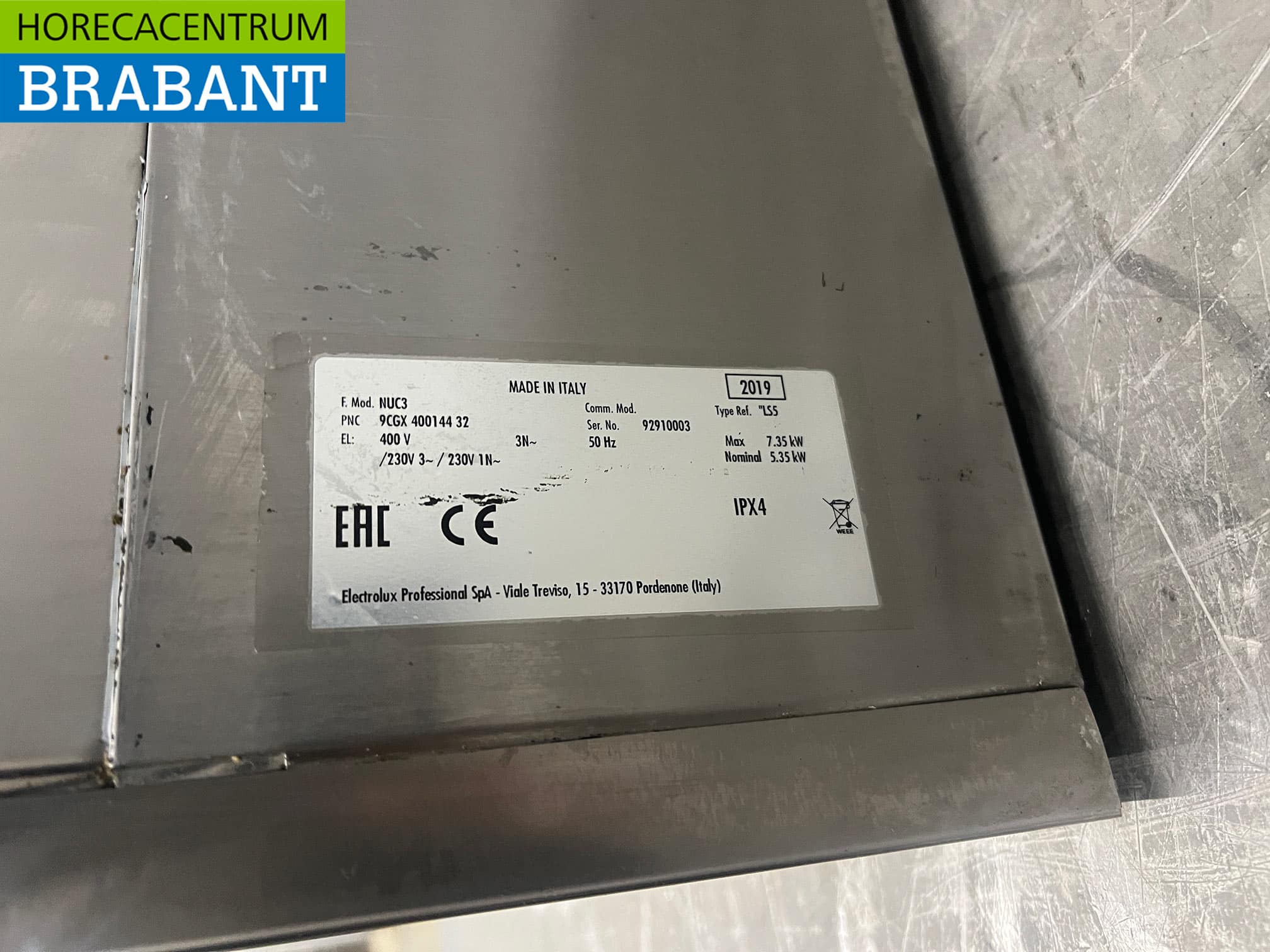 Lave-vaisselle Zanussi en acier inoxydable 230V Horeca – Image 6