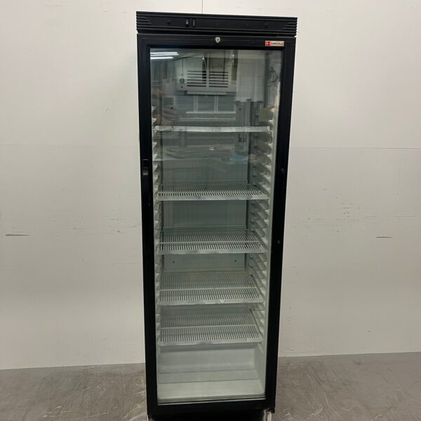 Réfrigérateur Dancold à porte vitrée, 345 litres, 230 V, pour la restauration