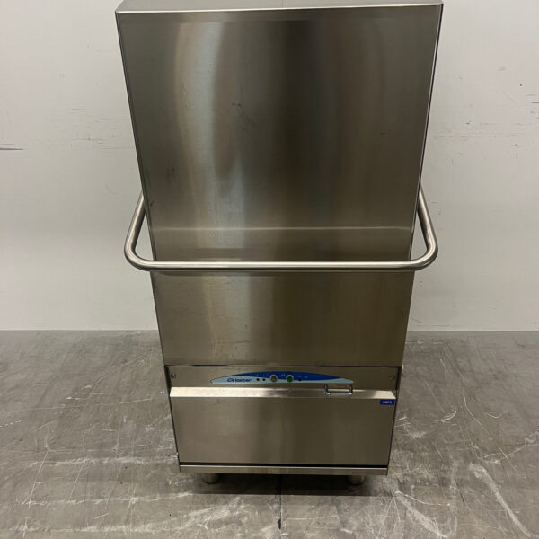 Lave-vaisselle à passage continu en acier inoxydable Lamber 400 V pour la restauration