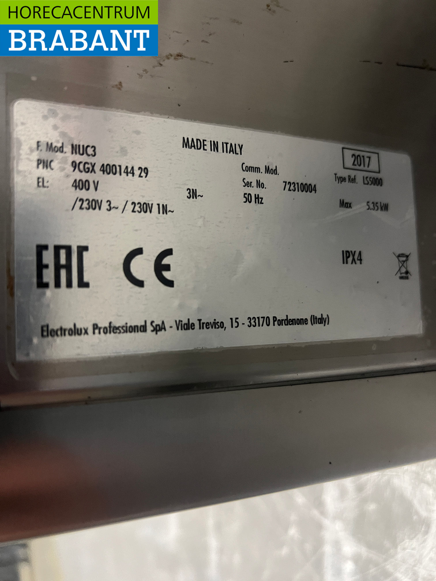 Lave-vaisselle Zanussi en acier inoxydable 230V Horeca – Image 6