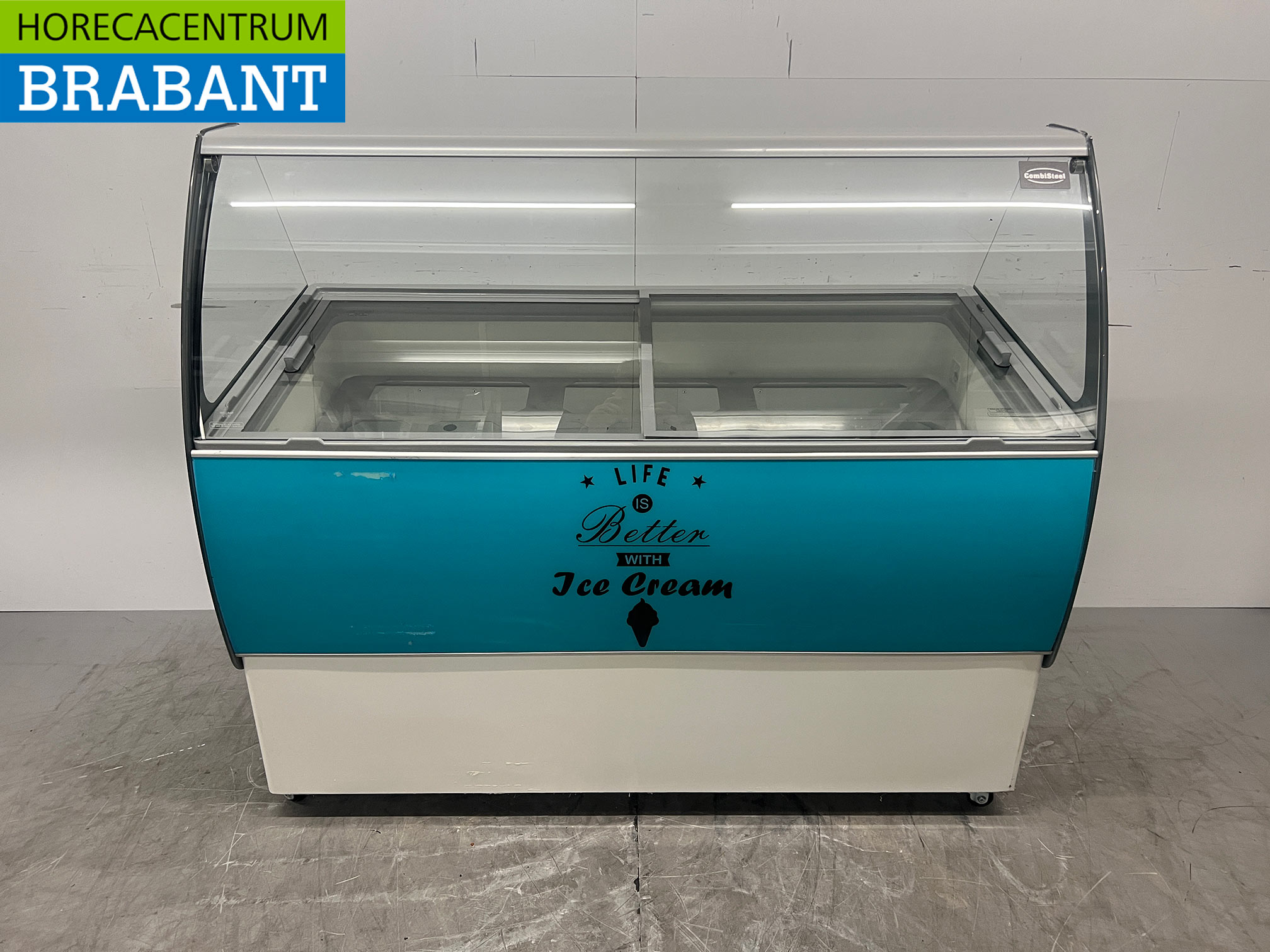 Mobile Combisteel Curaçao Scoop vitrine à glace 10 bacs 230V Restauration