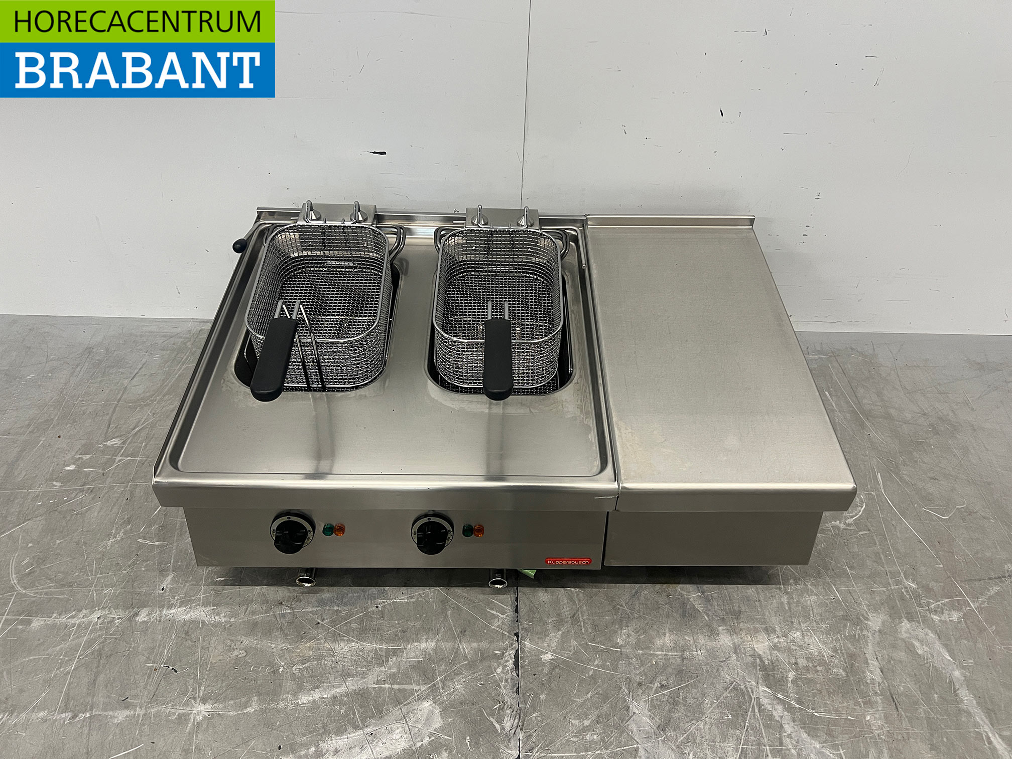 Friteuse double Kupperbusch en acier inoxydable, 2 x 10 litres, 2 x 400 V, pour la restauration – Image 5
