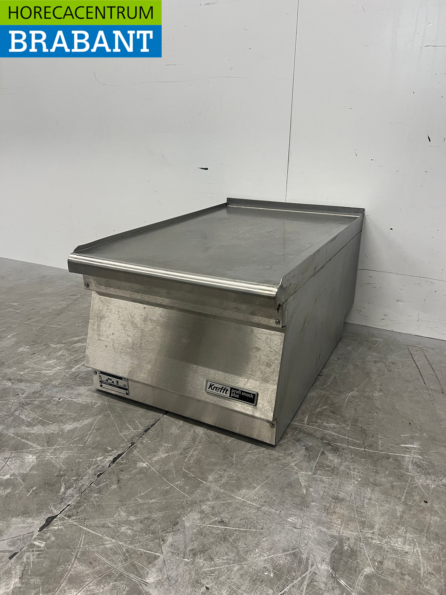Unité de travail Krefft en acier inoxydable, modèle neutre, 40 cm, pour la restauration – Image 2