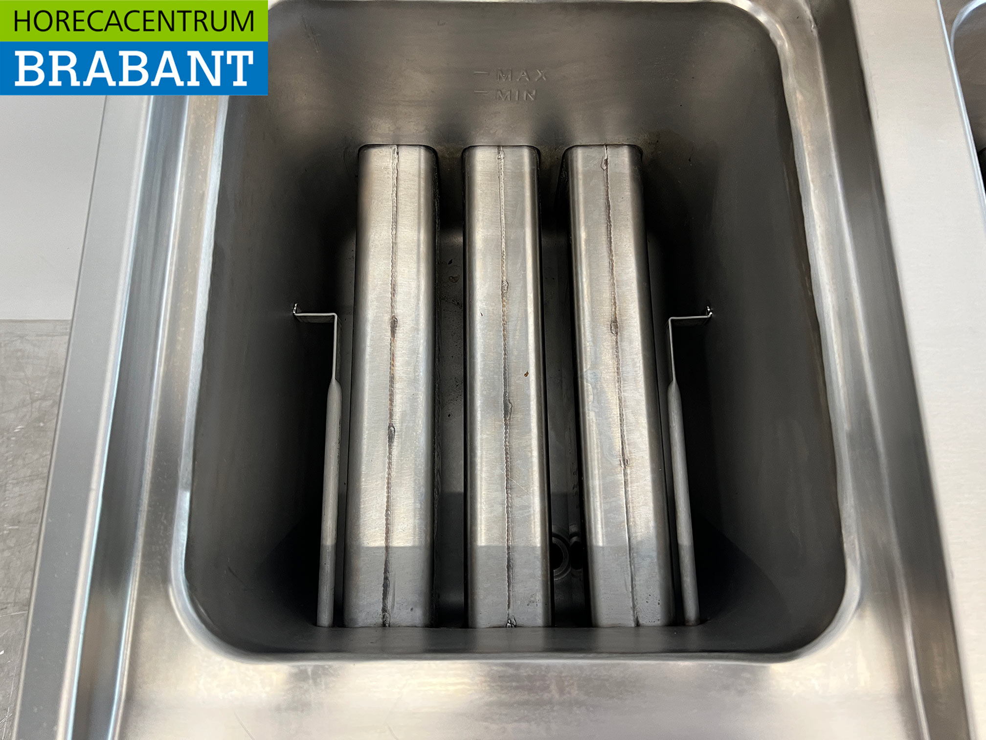 Friteuse double Combisteel en acier inoxydable, 2 x 15 litres, 80 cm, au gaz, pour la restauration – Image 7