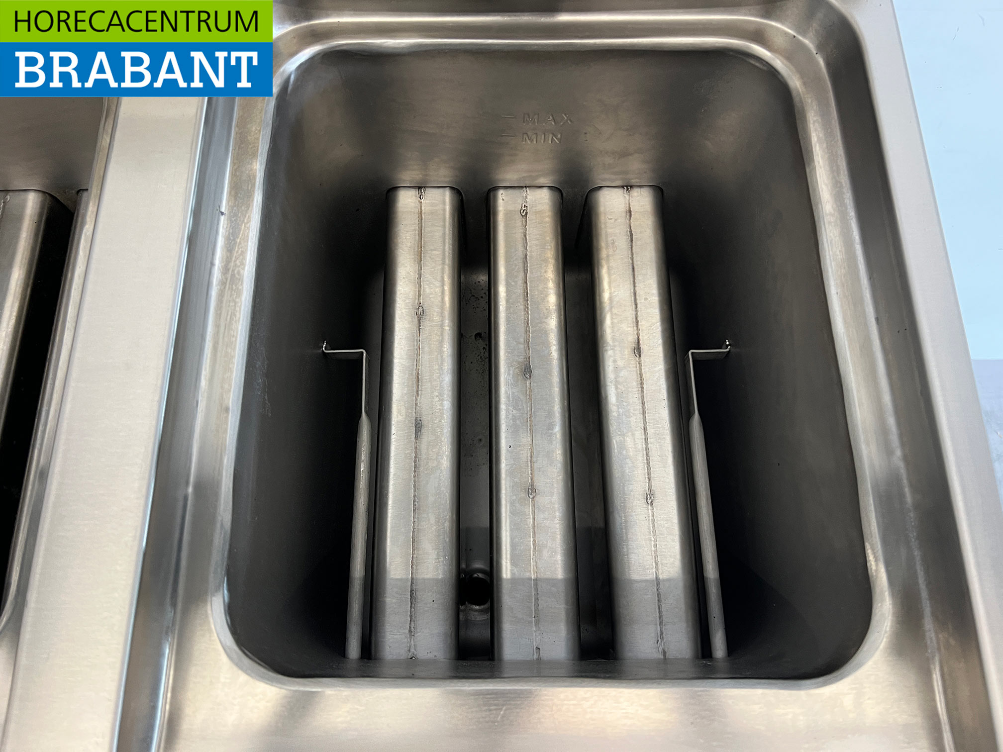 Friteuse double Combisteel en acier inoxydable, 2 x 15 litres, 80 cm, au gaz, pour la restauration – Image 8