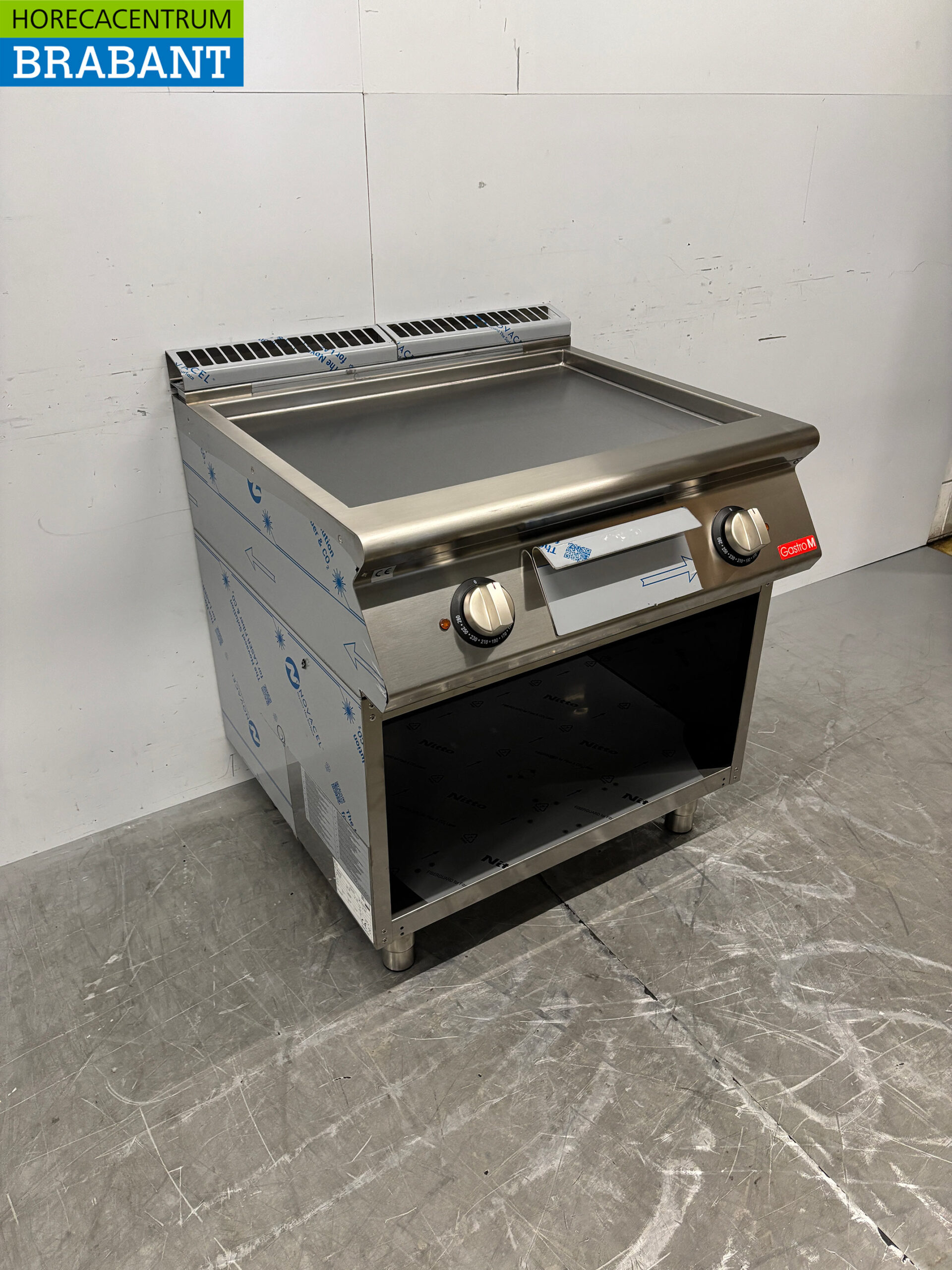 Plaque de cuisson lisse en acier inoxydable Gastro M, 80 cm, 400 V, pour la restauration – Image 3