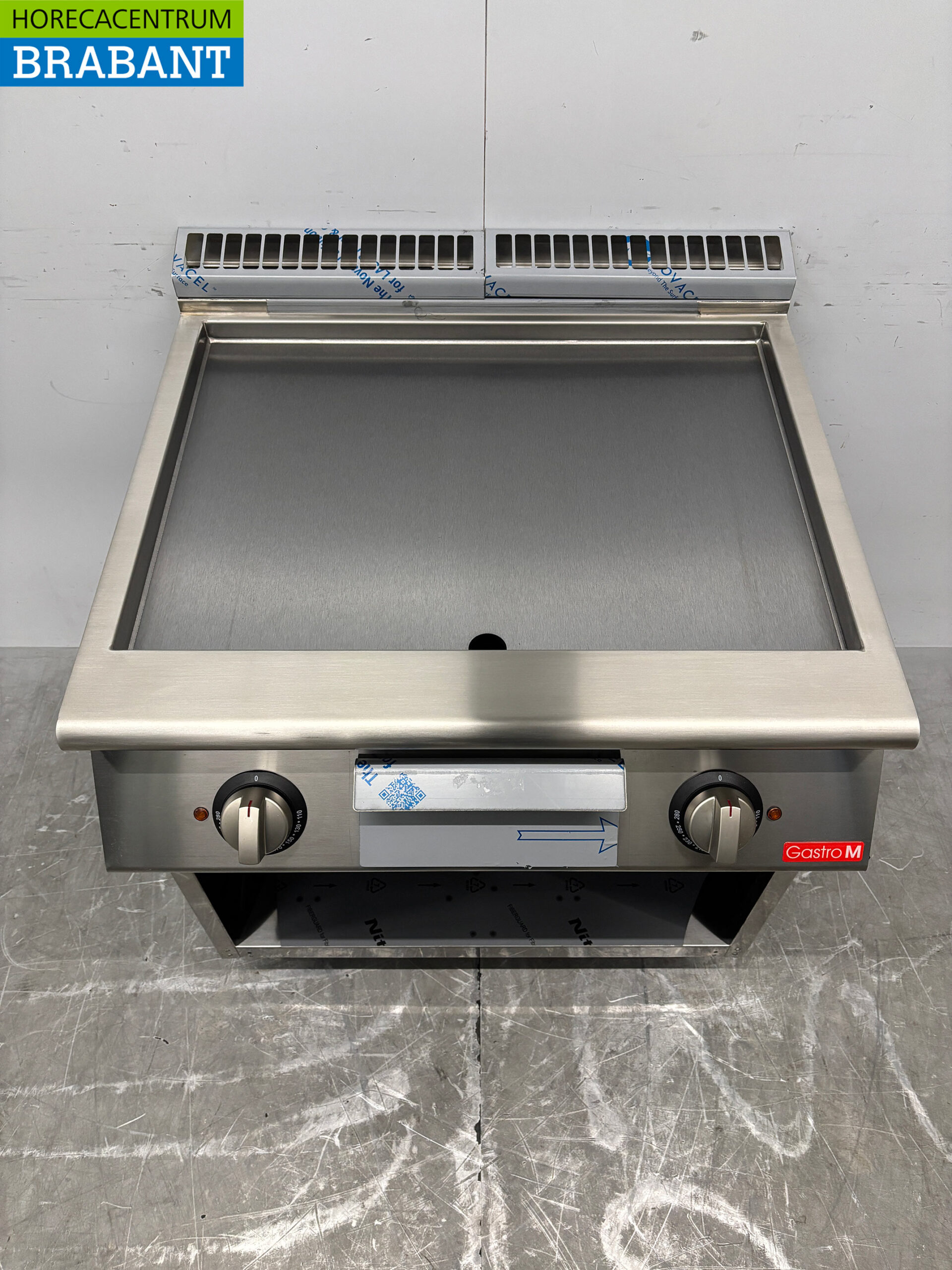 Plaque de cuisson lisse en acier inoxydable Gastro M, 80 cm, 400 V, pour la restauration – Image 4