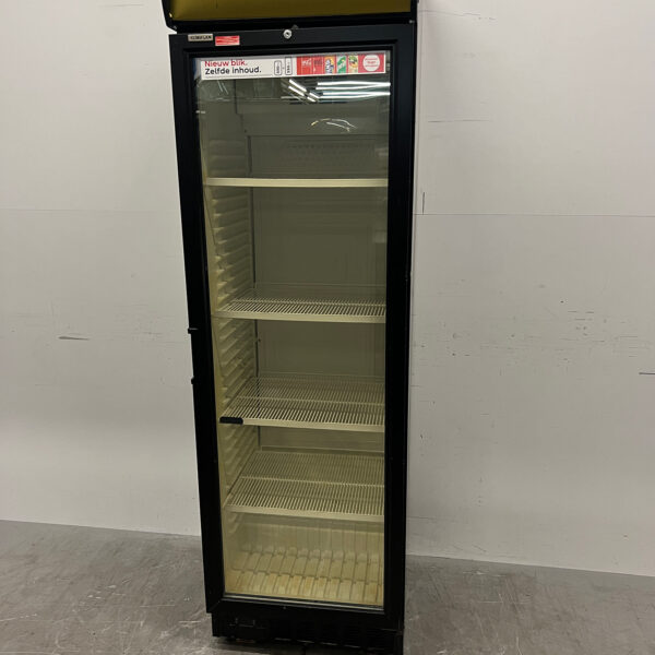 Réfrigérateur Klimasan à porte vitrée, 372 litres, 230 V, pour la restauration