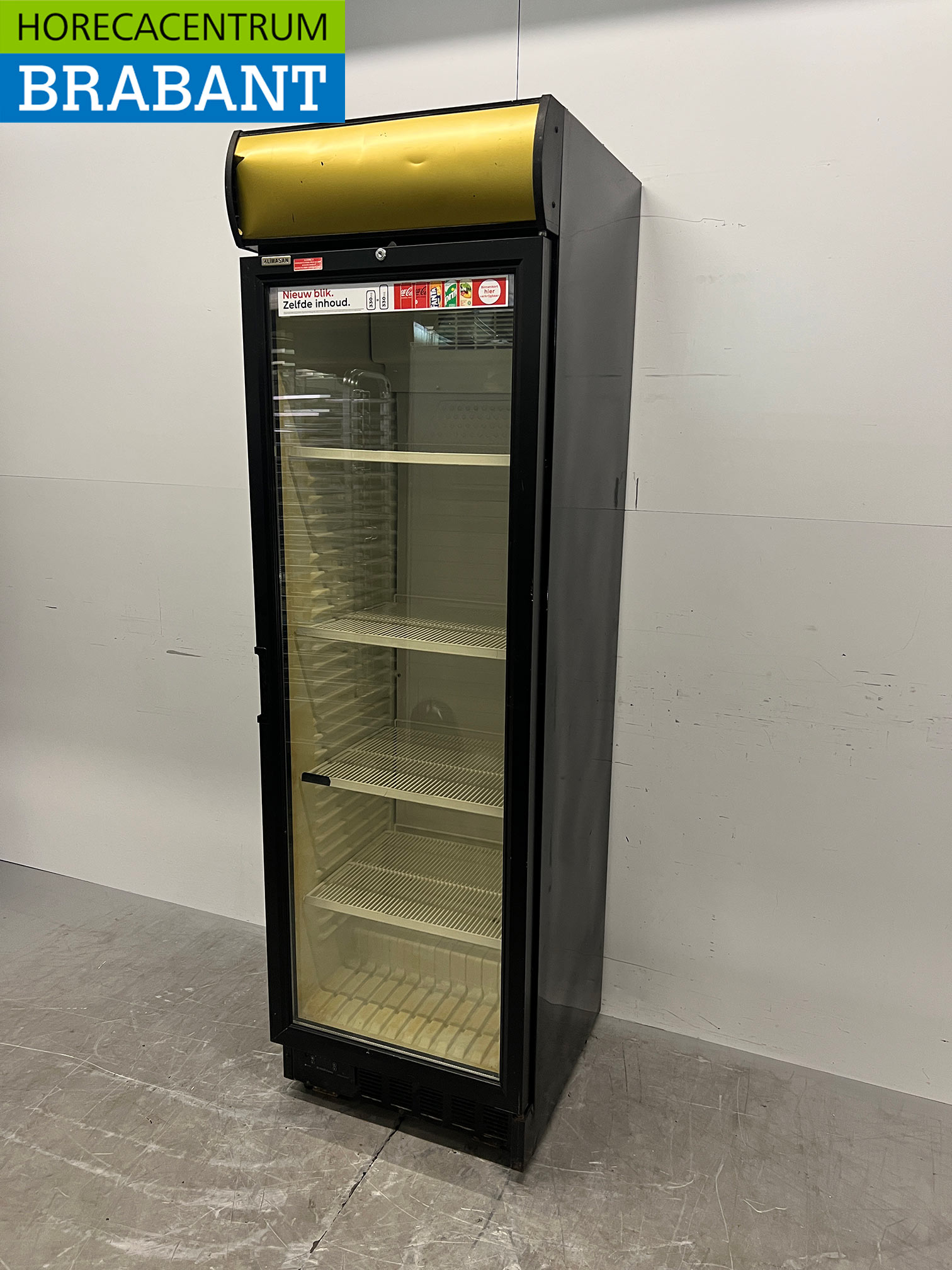 Réfrigérateur Klimasan à porte vitrée, 372 litres, 230 V, pour la restauration – Image 2