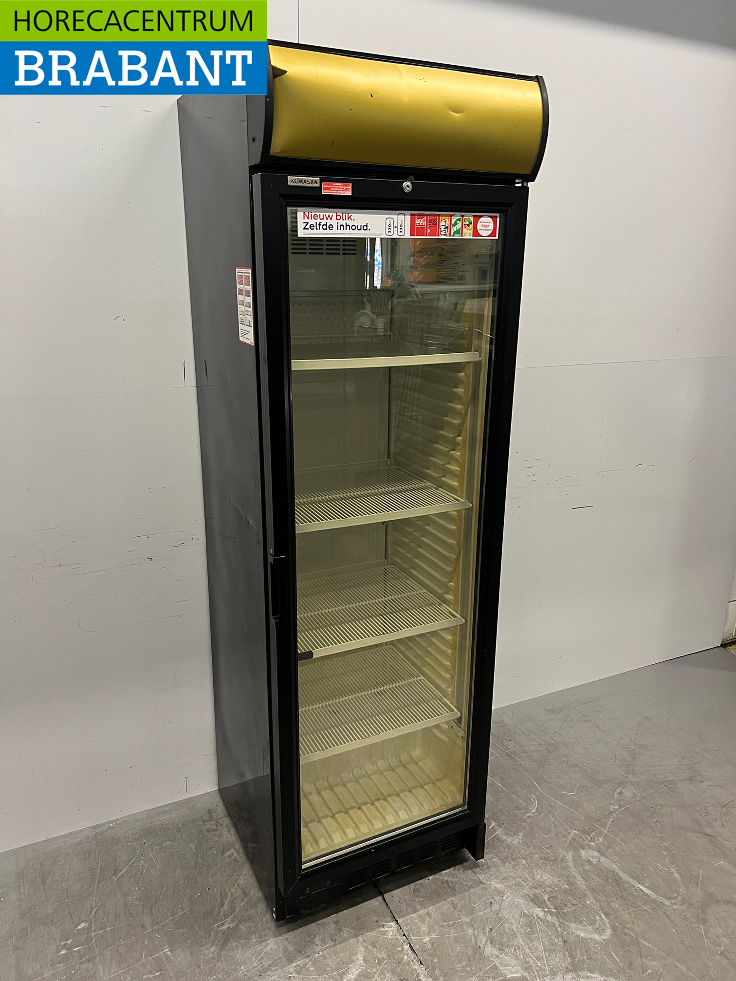 Réfrigérateur Klimasan à porte vitrée, 372 litres, 230 V, pour la restauration – Image 3