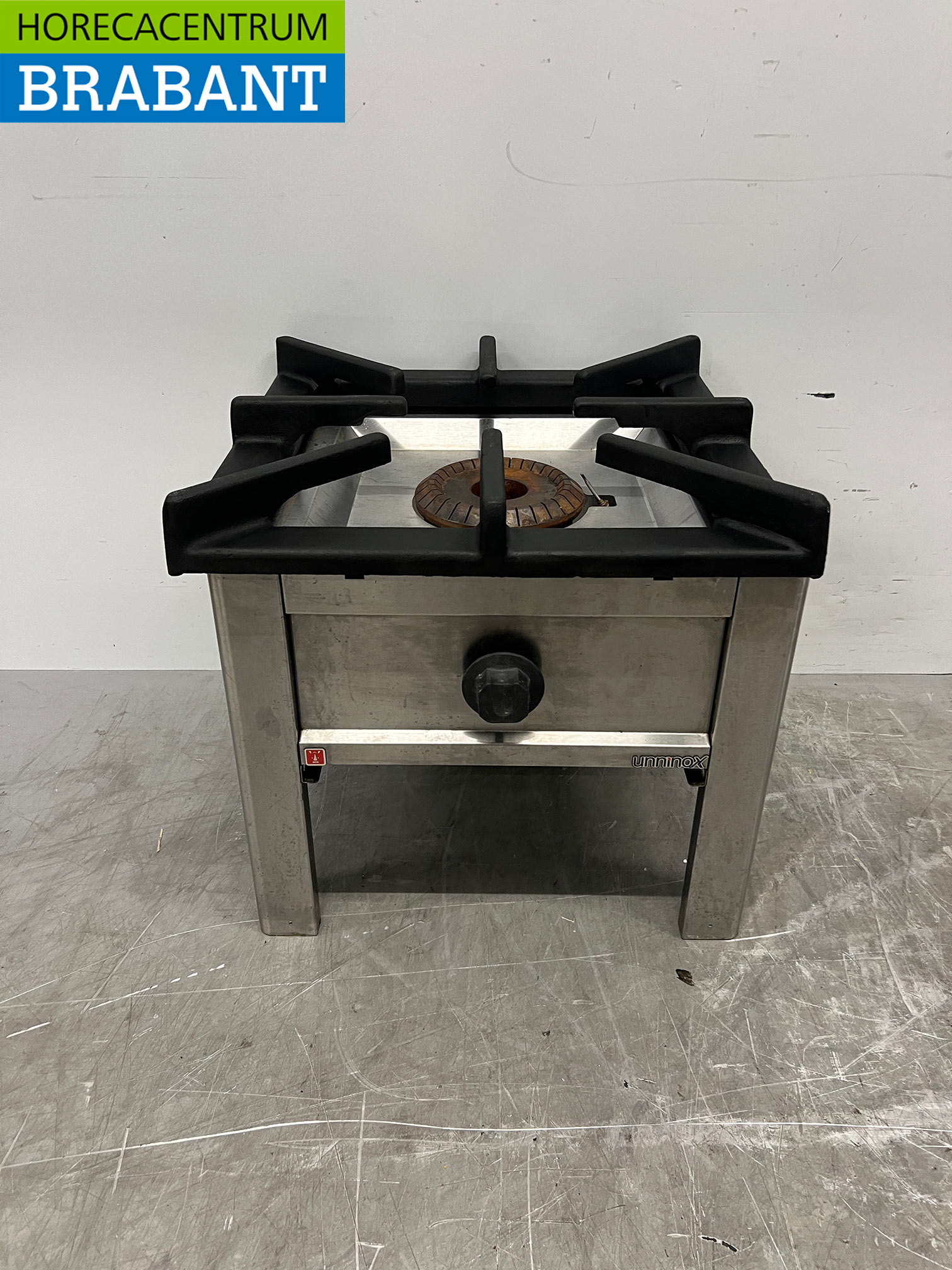 Brûleur Hokker Wok en acier inoxydable Wok 6,5 kW Horeca