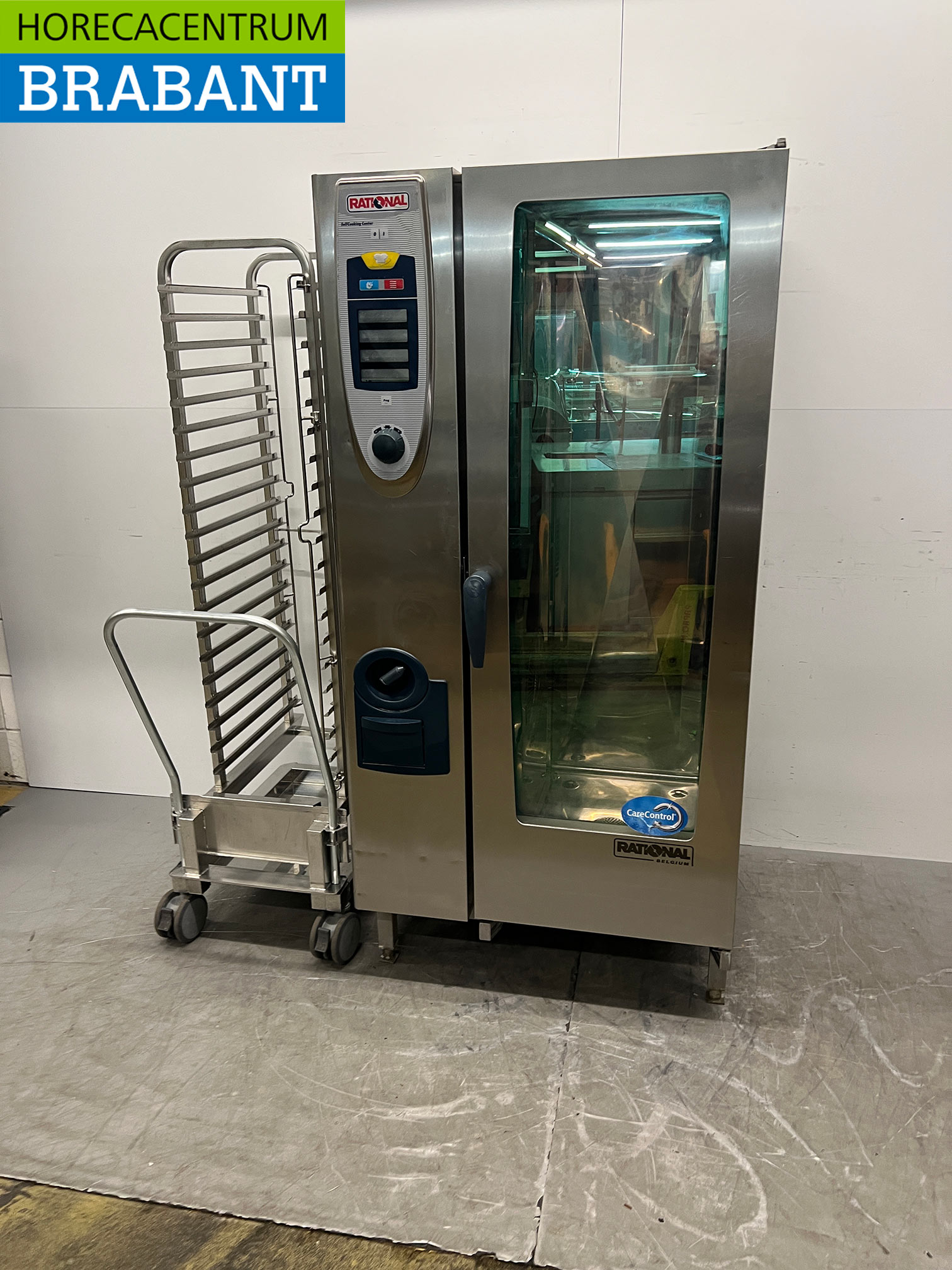 Four mixte Rational SCC 201 en acier inoxydable, 20 x 1/1 GN, 400 V, pour la restauration