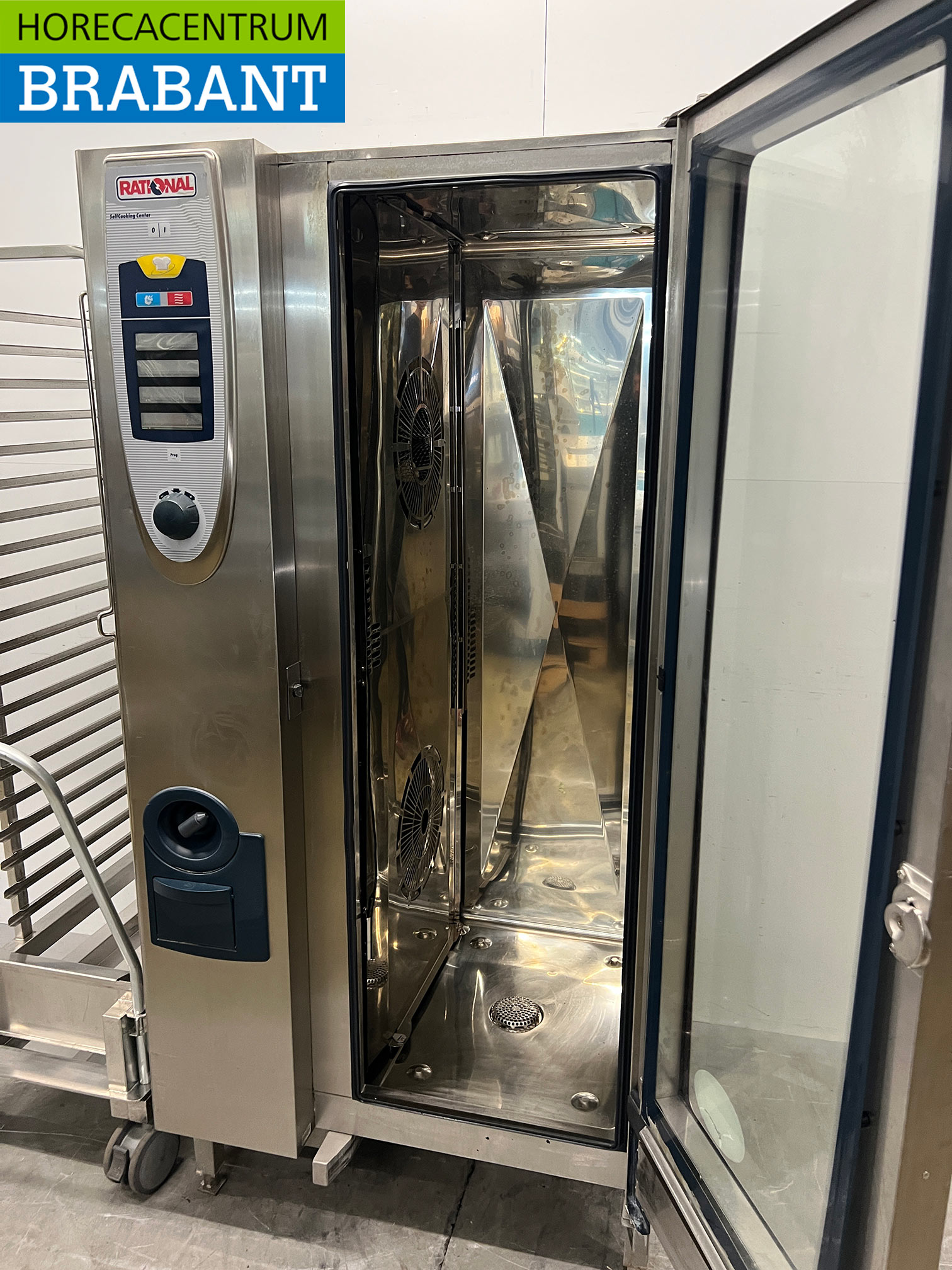 Four mixte Rational SCC 201 en acier inoxydable, 20 x 1/1 GN, 400 V, pour la restauration – Image 6