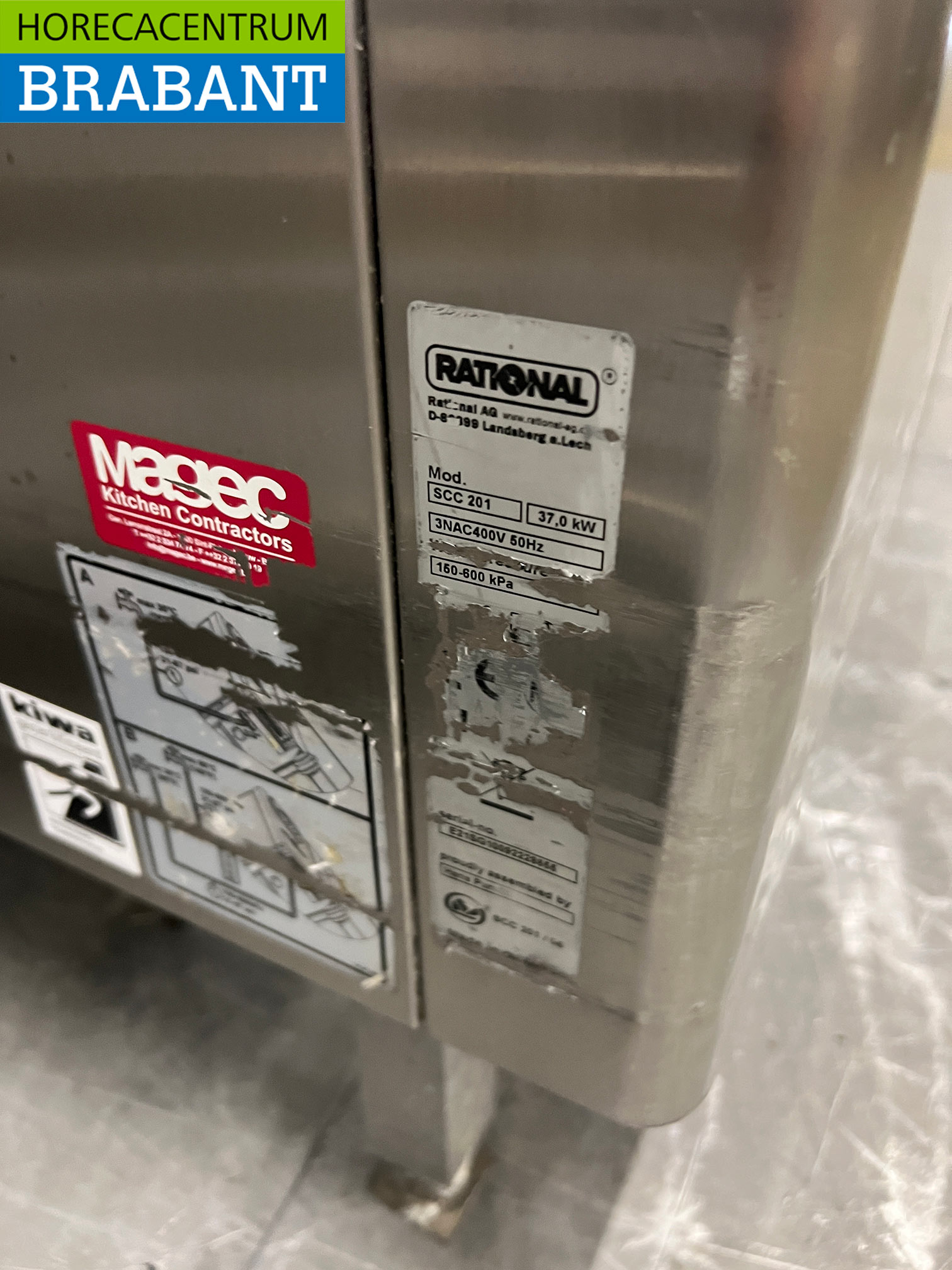 Four mixte Rational SCC 201 en acier inoxydable, 20 x 1/1 GN, 400 V, pour la restauration – Image 8
